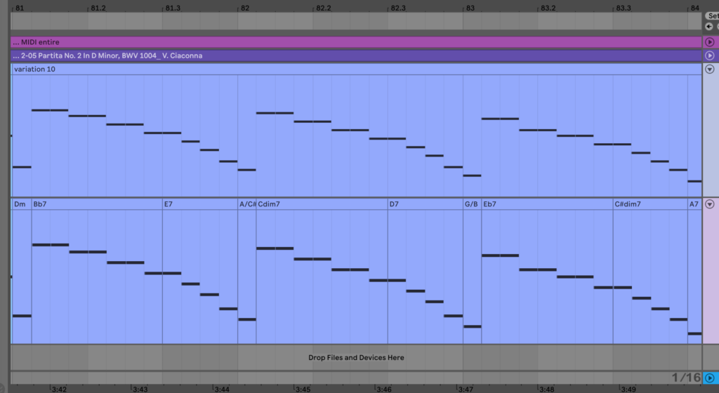 Chord progressions in the Bach Chaconne | The Ethan Hein Blog